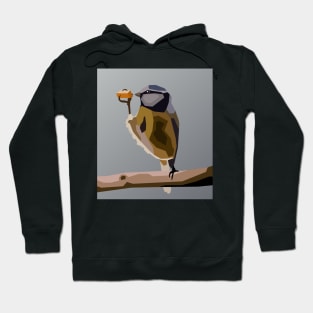 Cartoon sparrow feeding time Hoodie